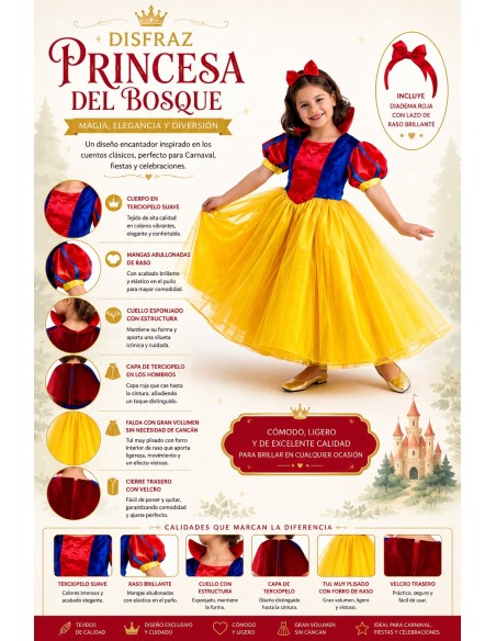 Kostüm „Neue Waldprinzessin“